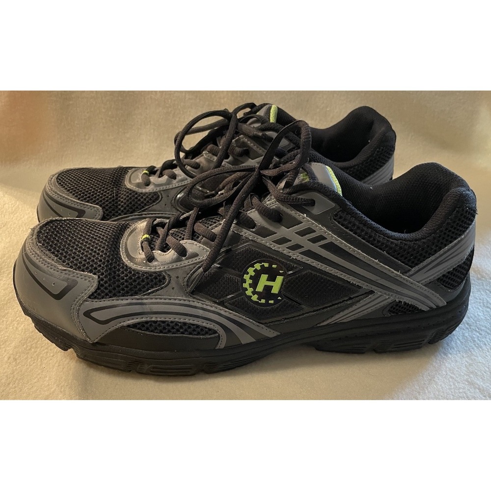 HYTEST MEN'S EH ATHLETIC STEEL-TOE OXFORD LEATHER UPPER 14 Wide BLACK K11151